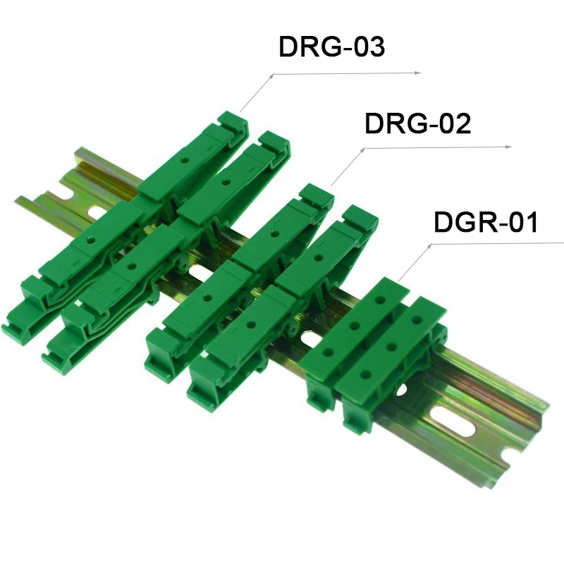 Монтажный кронштейн печатной платы для монтажа на din-рейку 2x адаптер+ 4x винты DRG-03, шаг отверстия 45 мм