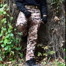 Открытый Туризм TAD Акула кожи Водонепроницаемый Ветрозащитные брюки для альпинизма CS камуфляж охота военные брюки мужские флисовые брюки