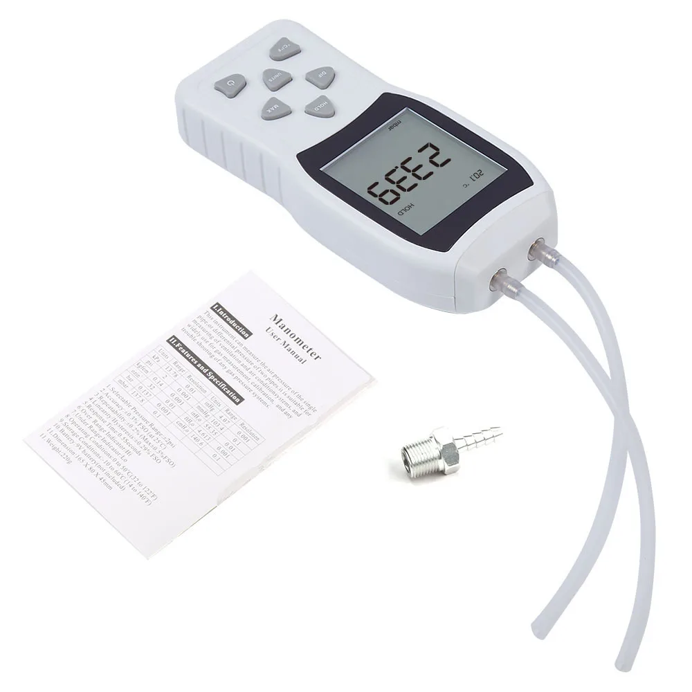 High precision digital differential pressure gauge tester meterin