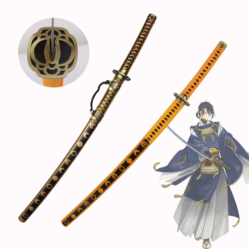 

Free Shipping Mikazuki Munechika's Sword For Online Theme Game Touken Ranbu Cosplay Real Steel Katana Samurai Decorative Prop