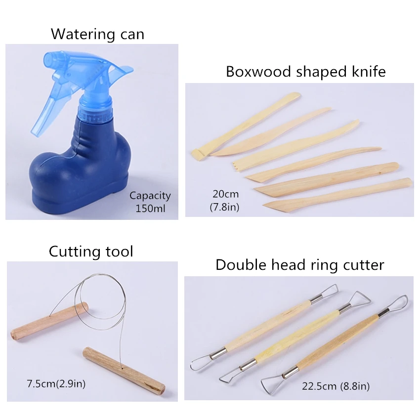 DIY Professional Fimo Tools Soft Polymer Clay Wood Carving Tools Sculpture Slime Gadget Charm Model Bag Kit For Art Students DIY Professional Fimo Tools Soft Polymer Clay Wood Carving Tools Sculpture Slime Gadget Charm Model Bag Kit For Art Students