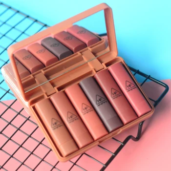 

6 Pieces/box Matte Lipstick Set Nutritious Waterproof Long Lasting Lip Gloss Pintalabios Mate Maquiagem