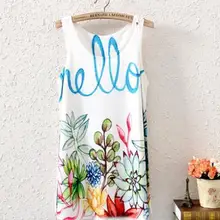 Скидка растительный Печатный женский жилет Новое поступление модный дизайн западные Популярные танки для женщин Летняя Повседневная Женская майка