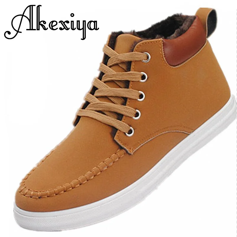 2017 Hot-selling Spring Winter footwear Warm Boots Velutinous Thermal Liner Snow Men Shoes Ankle |