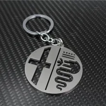 Подходит для ключей ALFA ROMEO 4C SPIDER GTV GT BRERA GIULIETTA GIULIA 164 Брелок Эмблема сумка отделка кулон