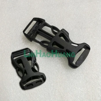 

20pcs/lot 25mm 1 inch plastic POM buckles Mask backpack buckles for paracord webbing side release buckles free shipping