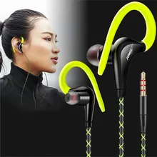 Auriculares deportivos estéreo Hifi de 3,5mm, auriculares internos con micrófono para correr, para Xiaomi, Samsung, iPhone, Huawei, MP3 y MP4