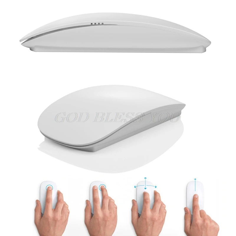 

Multi-Touch Magic Mouse 2.4GHz Wireless Optical Mice For Windows OS White