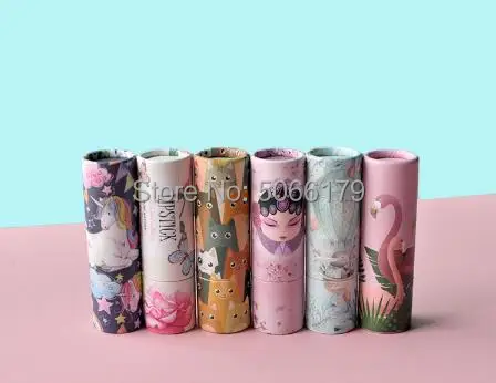

12.1mm Kraft Paper Cosmetic Lip Balm Container, Empty Kraft Makeup Beauty Tool Lipstick Tube, Concealer Refillable Bottle