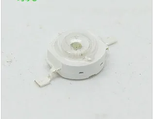 

free shipping 10pcs 1W Green led beads high power lamp 60Lumen