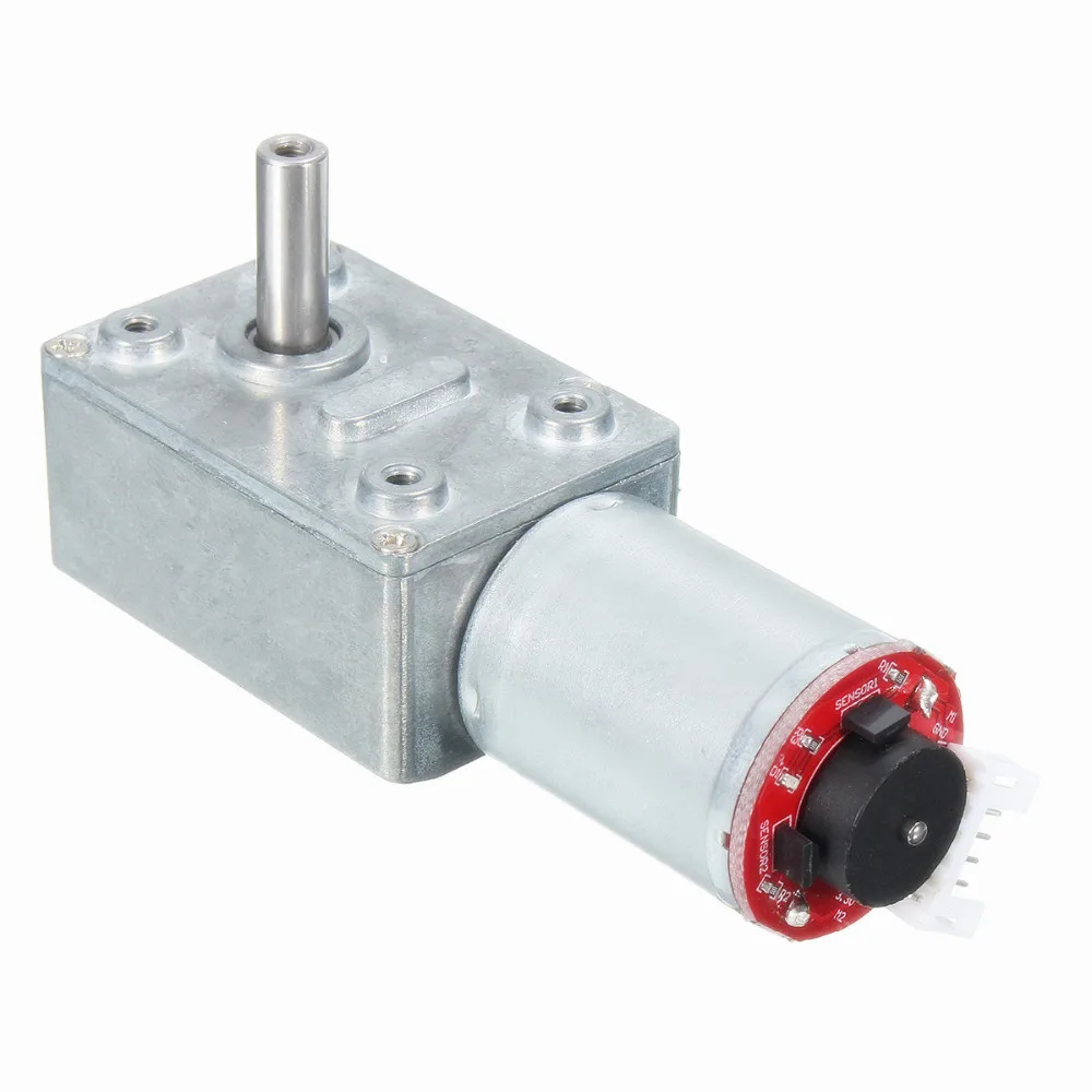 Мотор редуктор GW370 постоянный ток 12 В 80 об/мин|motor motor|gear wormmotor worm gear |