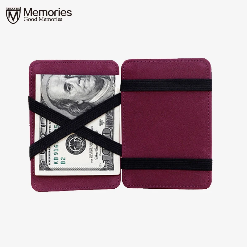 

Woman Wallet Card Holder Purse Slim Male Leather Magic Wallets Men Fashion Designer Purses Bifold Retail Wholesale High Quality