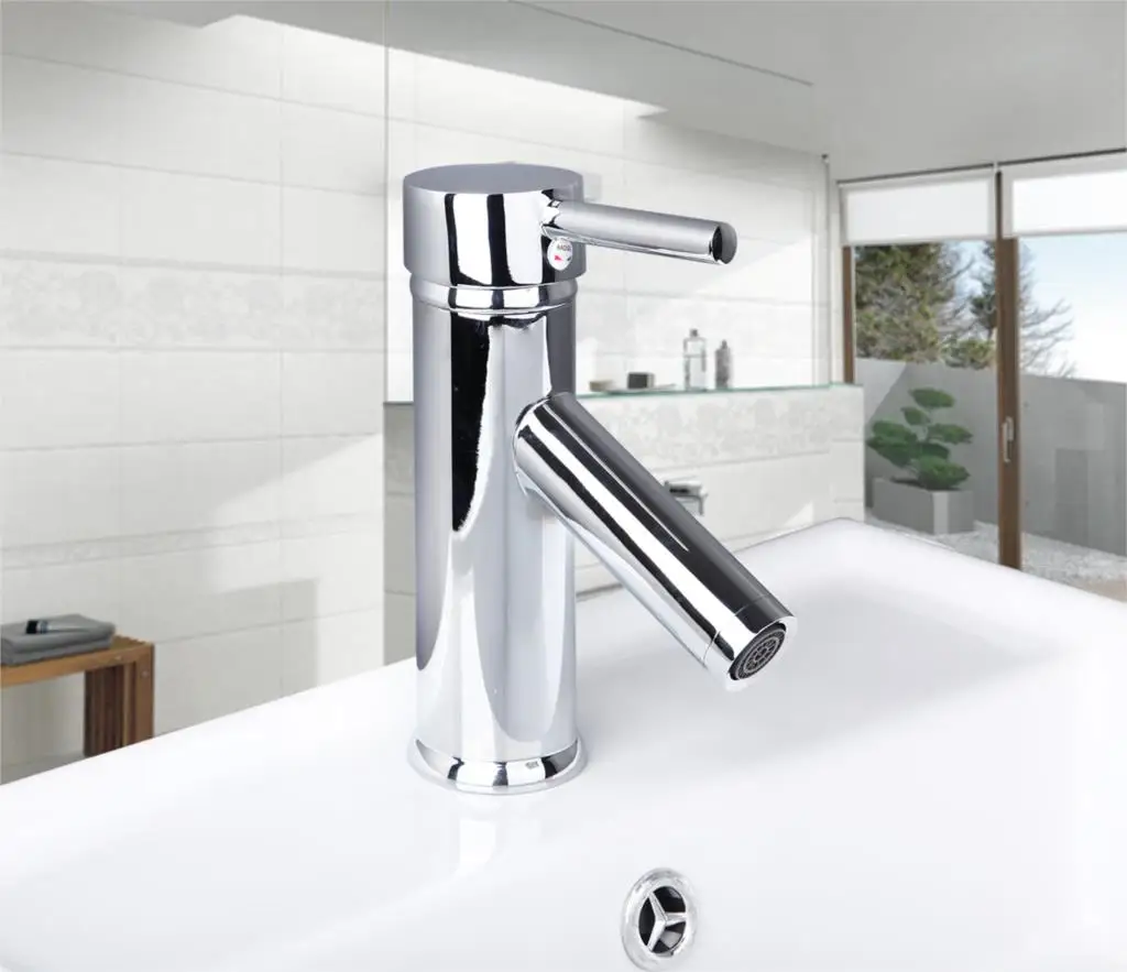 E-pak EN Modern Krom Pirinç Banyo Musluk torneira 8051A Vanity gemi Lavabolar Mikser Dokunun Güverte Soğuk ve Sıcak Su musluklar