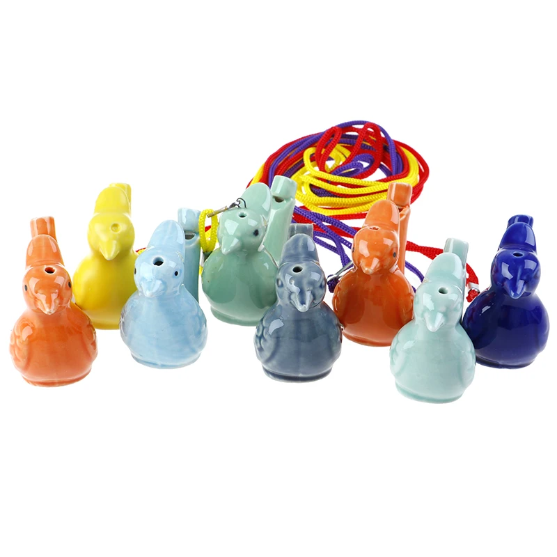 

Ceramic Water Bird Whistle Drawing Bathtime Musical Toy for Kid Early Learning Educational Children Gift Toy Musical Instrument
