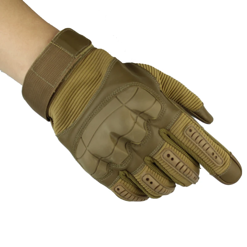 Сенсорный экран военно-тактические резиновая Жесткий Костяшки Полный палец перчатки армия Пейнтбол съемки Airsoft велосипедов искусственная
