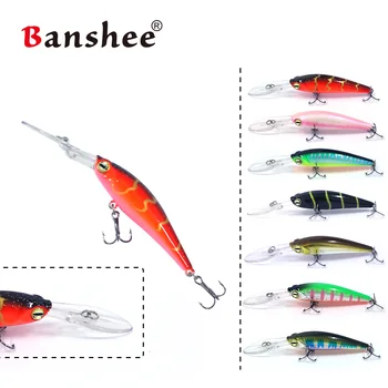 

Banshee WF01 Jerkbait 60mm/6g Wobblers For Pike Fishing yo zuri Hot Selling Minnow Floating bait For Carp New Design Jerkbait
