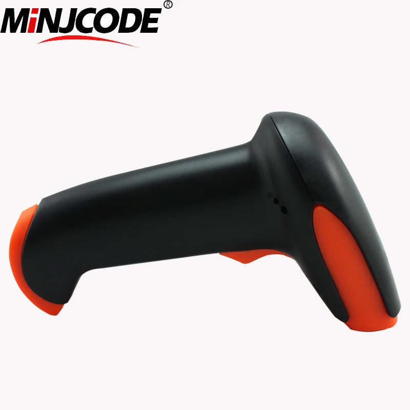 Высокоскоростной сканер штрих кодов MINJCODE 300/сек Ручной 1d CCD Ce/FCC/RoHS считыватель
