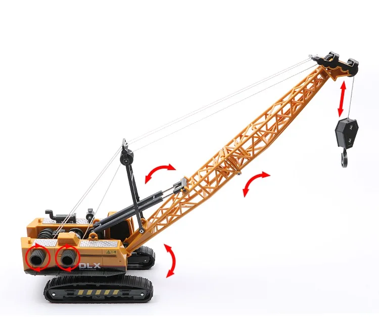 Crane Toys Engineering Vehicle 1:50 Construction Toys Truck Tractor High Simulation Engineering Model Toys For Children