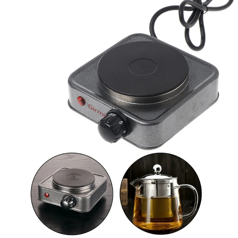 Mini Electric Stove Coffee Heater Plate 500W Multifunctional Home Appliance Kit