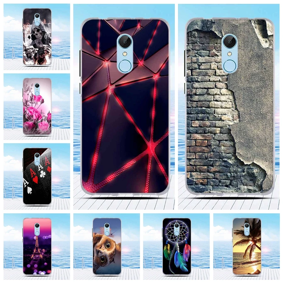 Soft TPU Coque For Xiaomi Redmi 5 Case Cover Painted Silicone Phone Back FOR Cases | Мобильные телефоны и аксессуары