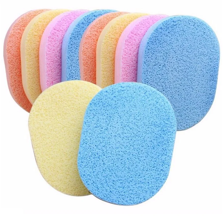 

AddFavor 2Pc Facial Cleaning Puff Makeup Powder Puff Maquiagem Make Up Sponge Cosmetic Puff Makeup Cleansing Tools Beauty Sponge