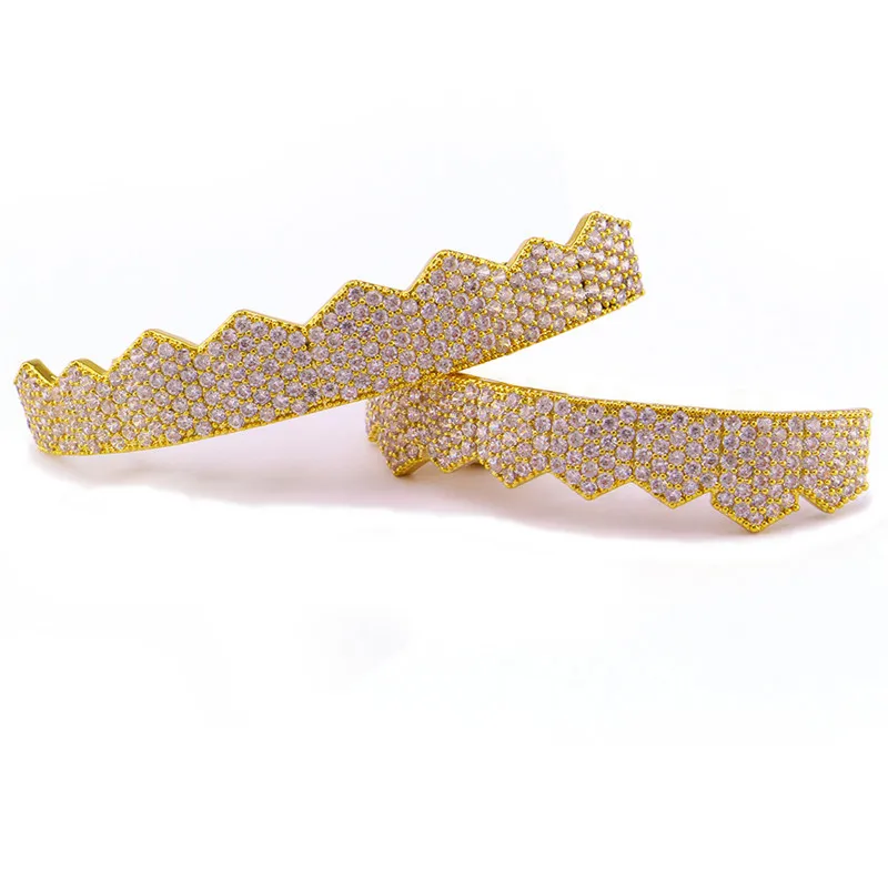 

Hip Hop Gold Teeth Grill Top&Bottom Teeth Grills Dental Vampire Teeth Caps Mouth Halloween Party Body Jewelry Orthodontic Braces