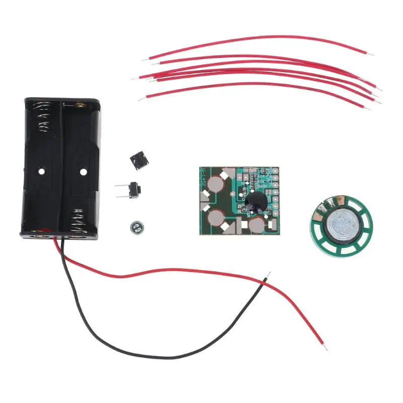 

Micro Digital Recording and Playback Voice IC Chip Sound Module DIY Kits Recorder Record Pen Talking Music Greeting