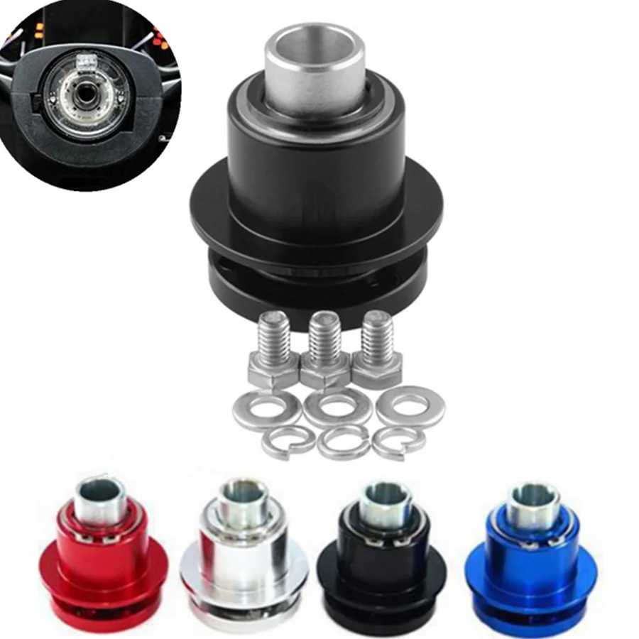 360 Degree 3 Holes Racing Steering Wheel Quick Release Disconnect Hub