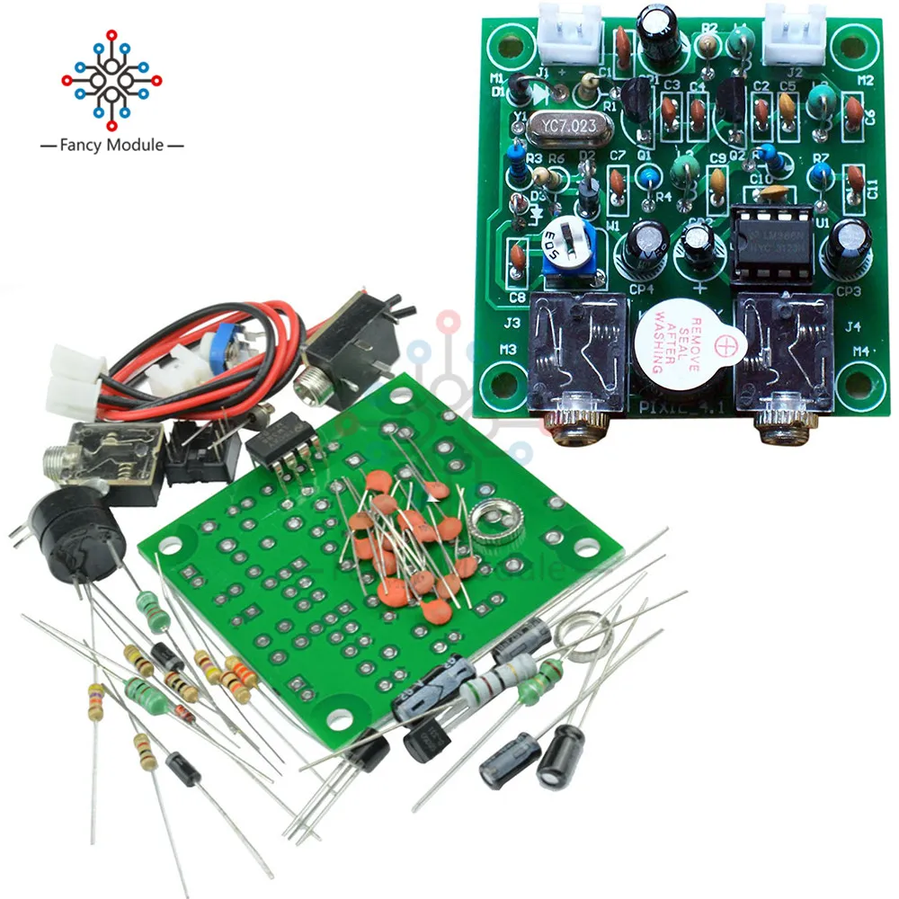 

12V Power HAM RADIO 40M CW Shortwave QRP Pixie Transmitter Receiver Module 7.023MHz-7.026MHz For DIY