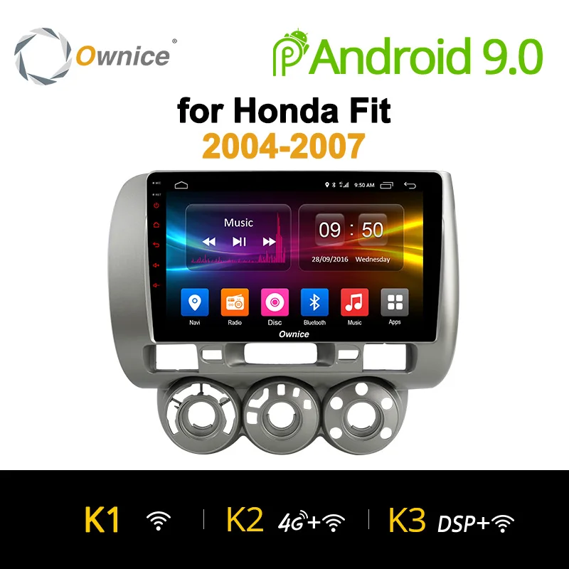 

Ownice K1 K2 K3 IPS Android 9.0 Car DVD Multimedia Player GPS For honda Fit jazz 2004 2005 2006 2007 radio stereo navigation