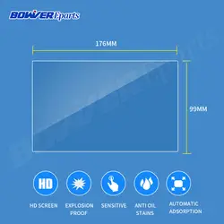 176*99 мм пленка для экрана из закаленного стекла для Junsun 8 "2 Din Android автомобильный радиоприемник Центральный Мультимедиа для Toyota Corolla 2007 ~ 2011