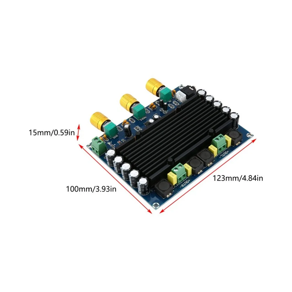 Новая версия высокой мощности усилители двойной чип TPA3116D2 150 Вт x 2 цифровой усилитель доска 12-24 В двойной стерео канала Прямая поставка