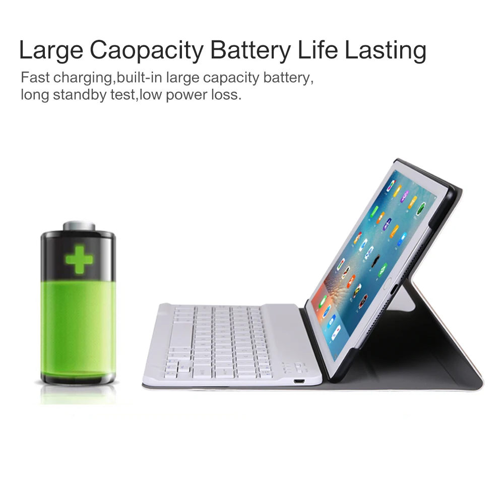  Walkers Bluetooth Keyboard Case for iPad Mini 1 2 3 4 5 2019 released Wireless Removable Tablet Cov