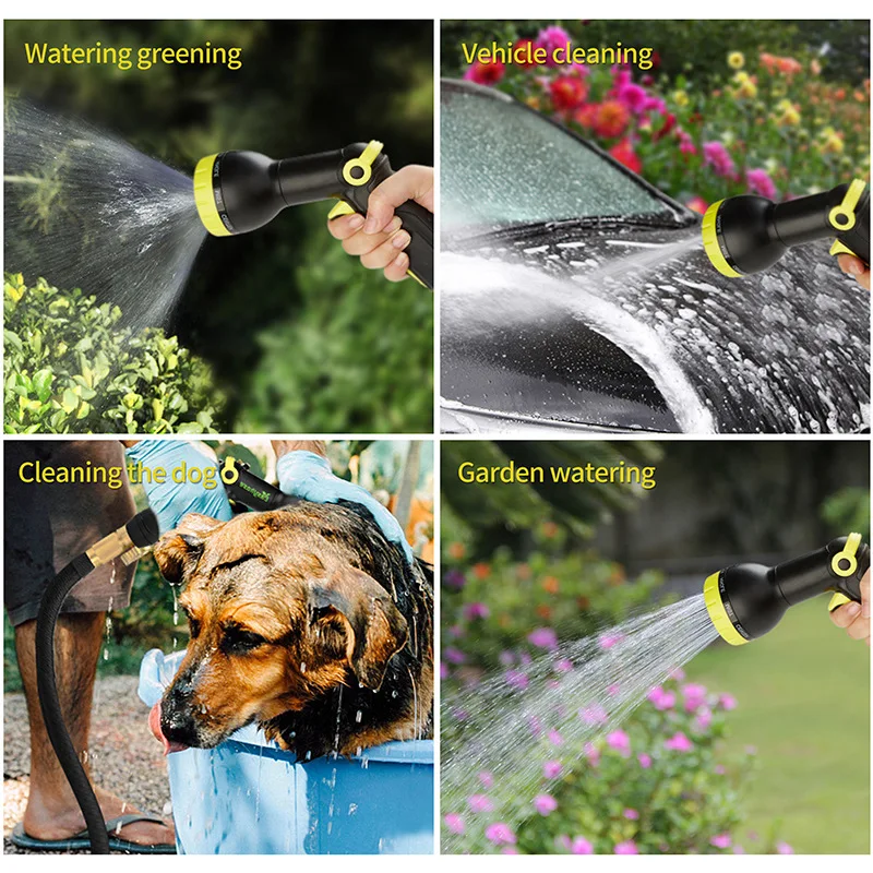 Расширяемый волшебный садовый шланг гибкий садовый водяной шланг высокого давления для автомобильного шланга пластиковые шланги для полива с распылителем