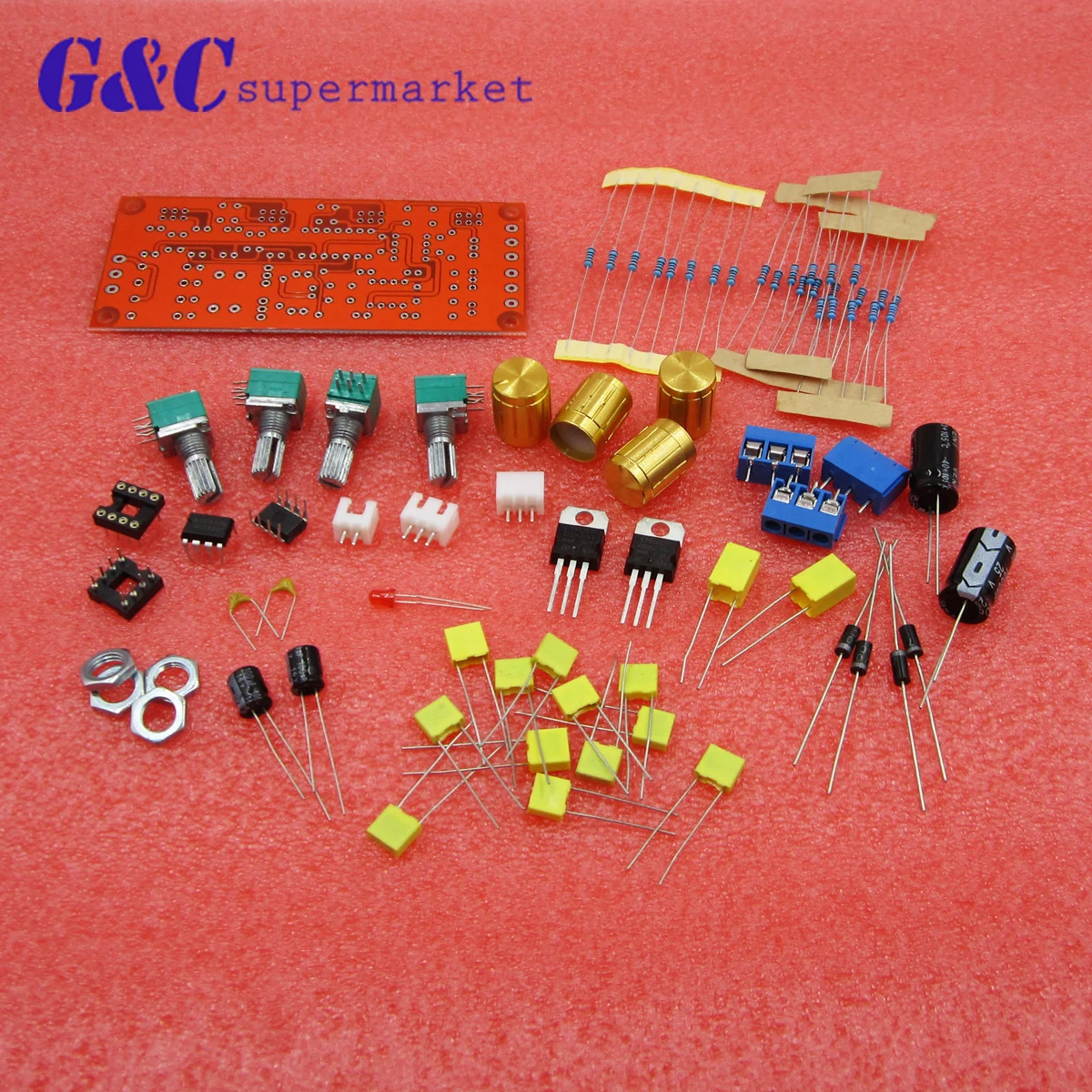 Новый NE5532 AC 12V OP AMP HIFI усилитель предусилитель Регулятор громкости Tone EQ DIY KIT модуль
