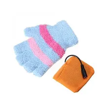 Прямая поставка Зимние грелки для рук наклейки грелка без пальцев перчаткосушитель с USB разъемом офисные Осенние теплые рукавицы шерстяные носки