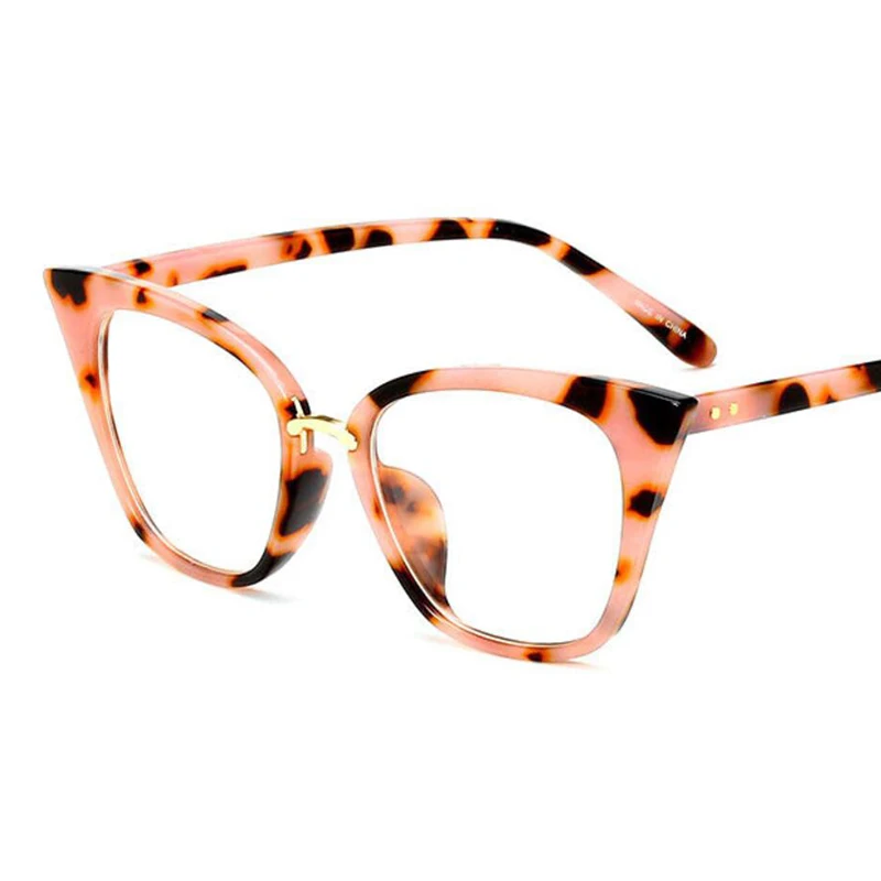 Occhiali Cat Eye Ttrasparente Lenti trasparenti femminili Occhiali