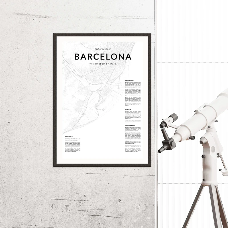 Barcelona map