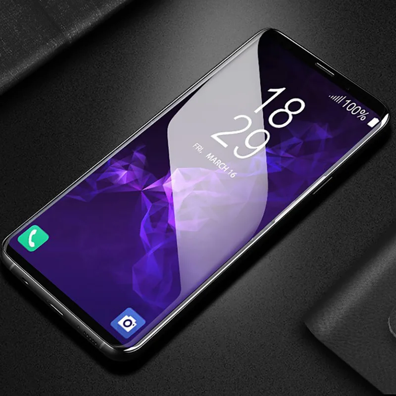 Экран защитная пленка вход для samsung S10 S10lite S10plus S9 S9plus S8 S8plus закаленное Стекло Galaxy
