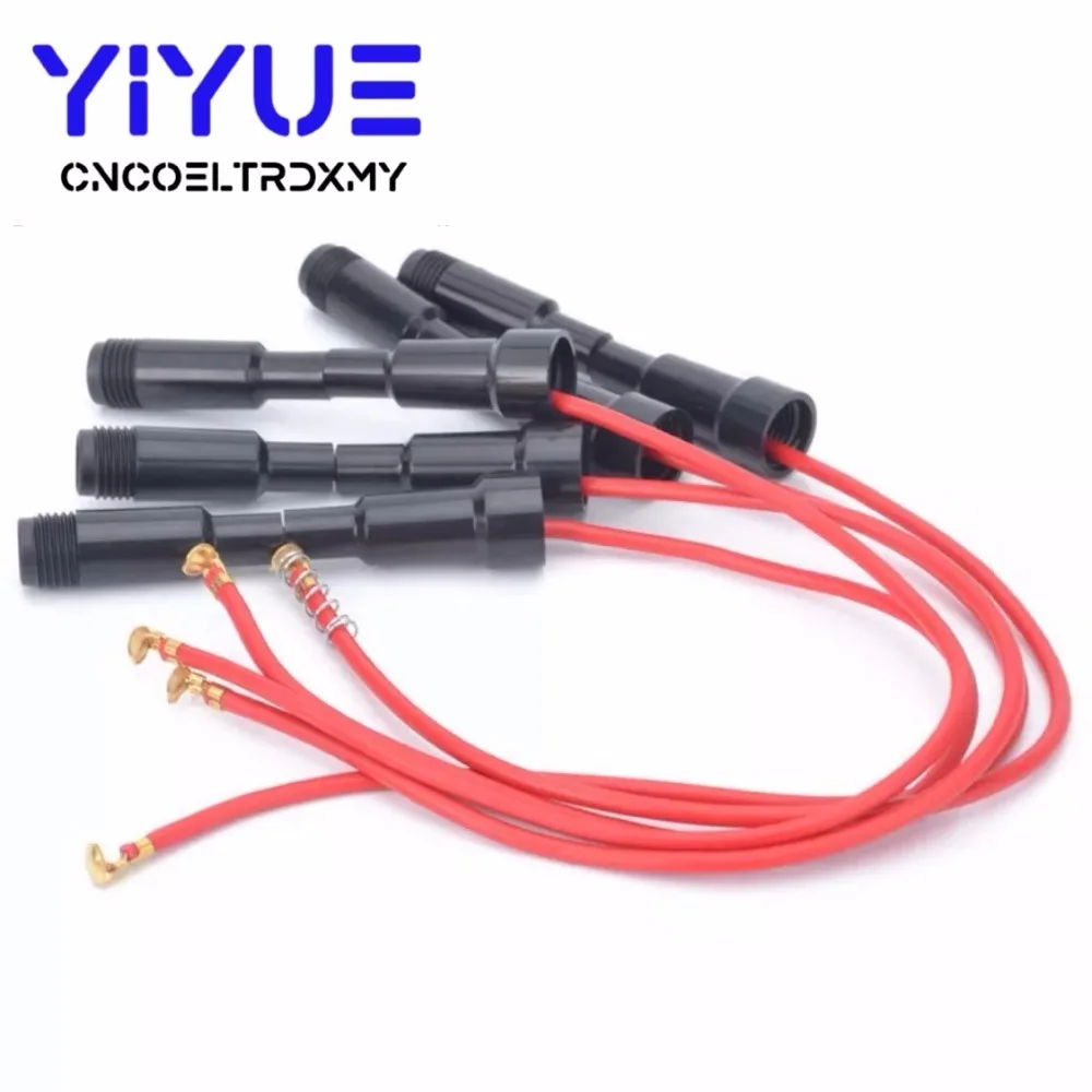 5pcs 520mm Glass fuse holder Screw Type 5X20mm with 22 AWG Wire Cable 250V Glass fuse tube fuse casing