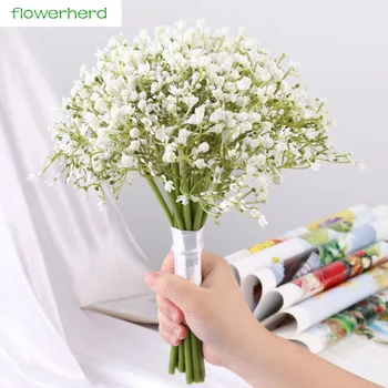 

2018 Artificial Flower Bridal Bouquet Custom Flowers Wedding Flowers buque de noiva Bridesmaid Wedding Bouquet Home Decorations