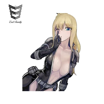 

EARLFAMILY Car Sticker Sexy Beauty Bikini Girl Anime Graphics JDM Window Doors Decal 3D Car Styling Waterproof Accessories