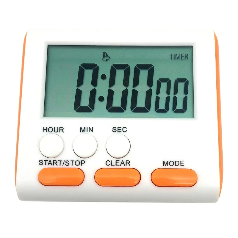 Multifunctional Digital Kitchen Timers AAA Battery Operated with Magnet and Stand Large Digits For Baking Study Beauty - Цвет: B