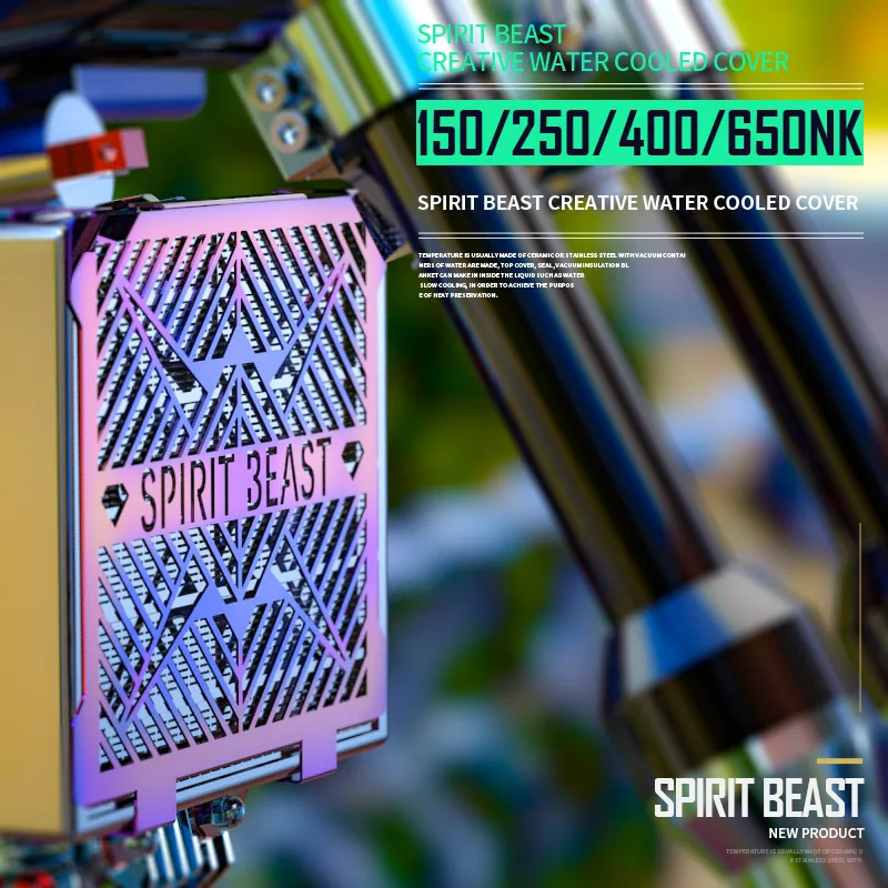 

SPIRIT BEAST 150NK Stainless Steel Water-Cooled Cover Accessories Motorcycle 400NK Cooling Cover 650NK Protection Net