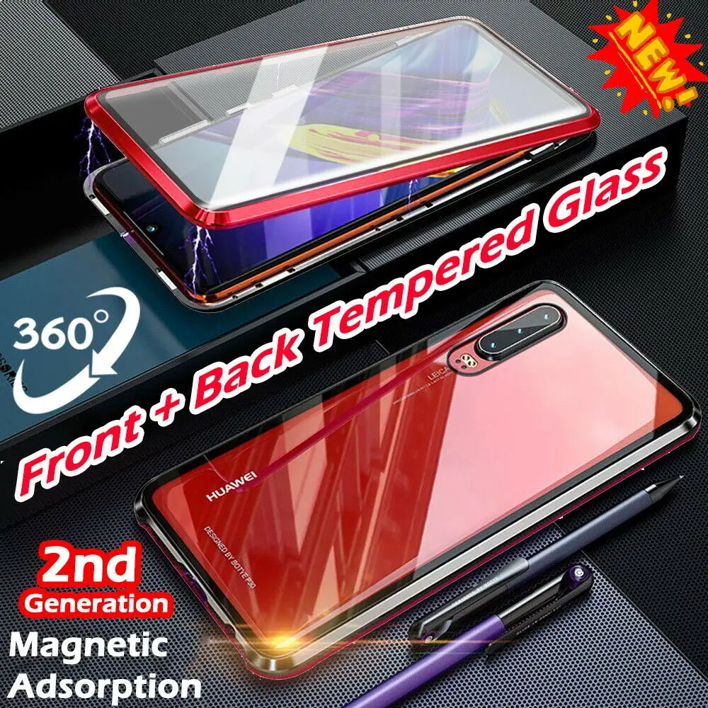 Роскошный чехол для телефона Huawei P30 P20 Mate 20 Pro Lite защита спереди и сзади на 360