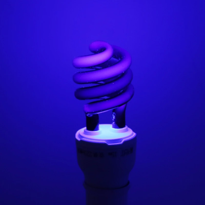 

E27 5/15/20W UV Ultraviolet Fluorescent Blacklight CFL Light Bulb Lamp 220V
