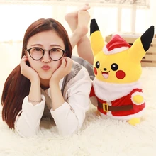 35cm Pikachu Plush Toys Children Gift Cute Soft Toy Cartoon Pocket Monster Animal Kawaii Baby Kids