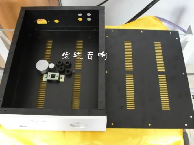 AV 21 tube amp chassis Pre amplifier chassis AMP case Enclosure headphone amp box PSU box DIY
