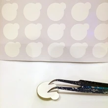 Малый клей плиты Плёнки Стикеры для камня нефрита, кристалл паллет 1"