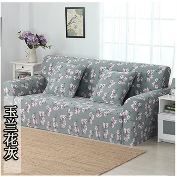 

Europe style Magnolia flower sofa coer for couch living room spandex stretch sofa seat cover